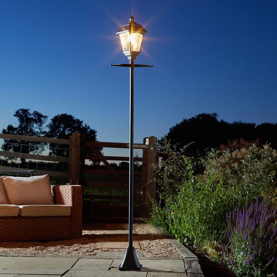 Modern Garden Lamp Post Lights - Lamp Post Outdoor Base Decorative ...